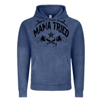 Vintage Denim mama tried guns Vintage Hoodie - linhVisuals