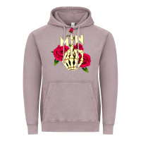 Vintage Zinc motionless in white Vintage Hoodie - linhVisuals
