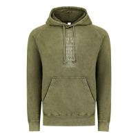 Vintage Olive don't blink   doctor who Vintage Hoodie - linhVisuals