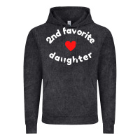 Vintage Black funny 2nd second child   daughter for 2nd favorite kid sweatshirt Vintage Hoodie - linhVisuals