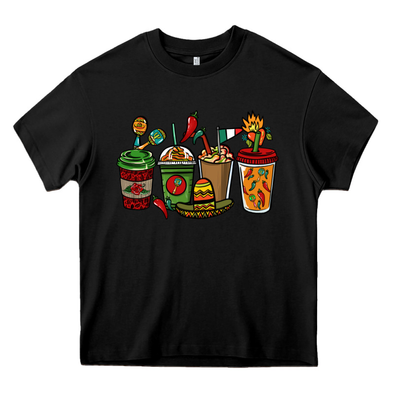 Mexican Coffee Cups Mexico Heavy Core Tee by HowdyJamesFarm | Teevron