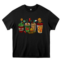 Black Mexican coffee cups Mexico Heavy Core Tee - HowdyJamesFarm