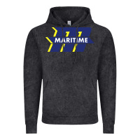 Vintage Black massachusetts maritime academy Vintage Hoodie - linhVisuals