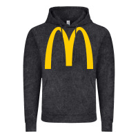 Vintage Black donalds food Vintage Hoodie - linhVisuals