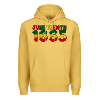 Antique Gold juneteenth 1865 Premium Hoodie - Artiststas