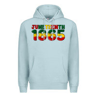 Blue Mist juneteenth 1865 Premium Hoodie - Artiststas