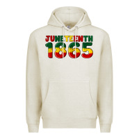 Oatmeal Heather juneteenth 1865 Premium Hoodie - Artiststas