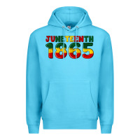 Ocean Blue juneteenth 1865 Premium Hoodie - Artiststas