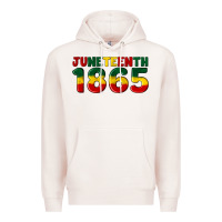Pale Pink juneteenth 1865 Premium Hoodie - Artiststas
