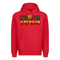 Red juneteenth 1865 Premium Hoodie - Artiststas