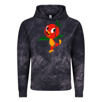 Cloud Black orange bird Vintage Hoodie - linhVisuals