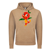Orange Bird Vintage Hoodie | Teevron