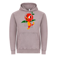 Vintage Zinc orange bird Vintage Hoodie - linhVisuals