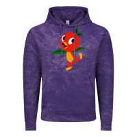 Cloud Purple orange bird Vintage Hoodie - linhVisuals