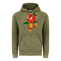 Vintage Olive orange bird Vintage Hoodie - linhVisuals
