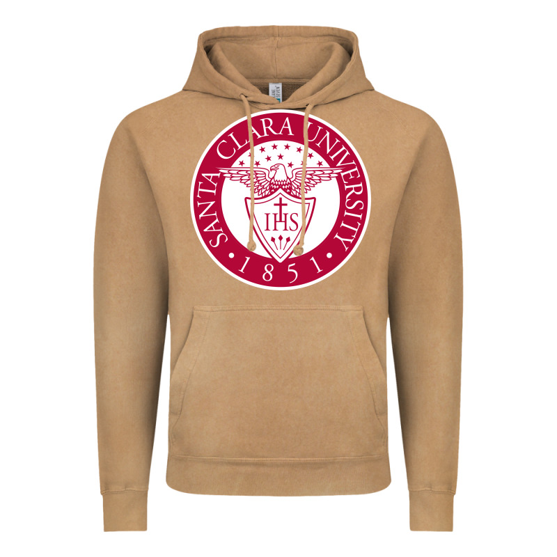 Santa Clara U Seal Vintage Hoodie by linhVisuals | Teevron