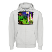 Dove Grey halloween background Zipper Hoodie - JahusDesignShop