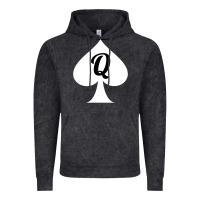 Vintage Black queen of spades clothes for women   qos tee t shirt Vintage Hoodie - linhVisuals