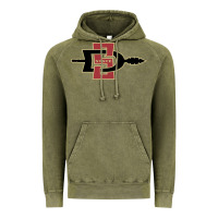 Vintage Olive san diego state aztecs Vintage Hoodie - linhVisuals
