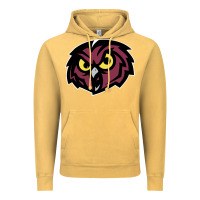 Vintage Mustard temple owls Vintage Hoodie - linhVisuals