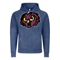 Vintage Denim temple owls Vintage Hoodie - linhVisuals