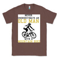 Chestnut Never Underestimate An Old Man With A Mountain Bike Classic Tee - Bettercallsaul