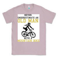 Lilac Never Underestimate An Old Man With A Mountain Bike Classic Tee - Bettercallsaul