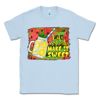 Dusty Blue life is short make it sweet Classic Tee - Jasminsmagicworld