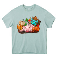 Arona Hello fall pig Heavy Core Tee - RanaPortraitStore