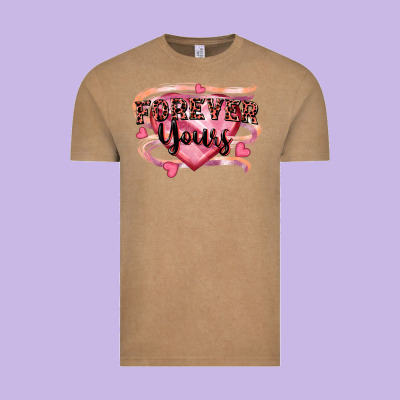 Forever Yours Vintage Tee Designed By Fadigitalartstudio
