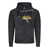 Vintage Black towson tigers Vintage Hoodie - linhVisuals