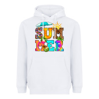 White summer Heavyweight Hoodie - RanaPortraitStore