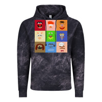Cloud Black Muppets and Friends Vintage Hoodie - linhVisuals