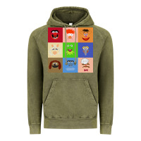 Vintage Olive Muppets and Friends Vintage Hoodie - linhVisuals