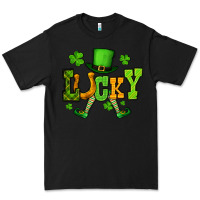 Black St. Patrick's lucky leprechaun Premium Tee - OliviaCreatesArt