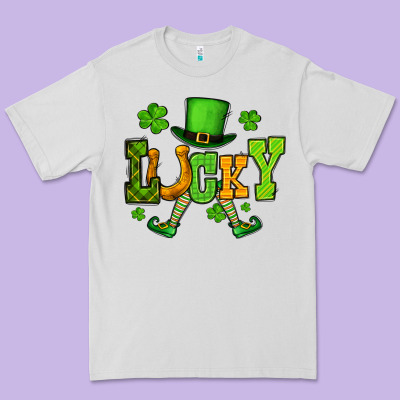 St. Patrick's Lucky Leprechaun Premium Tee Designed By Oliviacreatesart