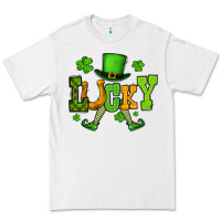 White St. Patrick's lucky leprechaun Premium Tee - OliviaCreatesArt