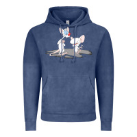 Vintage Denim newanimaniacs pinky and the brain Vintage Hoodie - linhVisuals