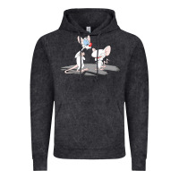 Vintage Black newanimaniacs pinky and the brain Vintage Hoodie - linhVisuals
