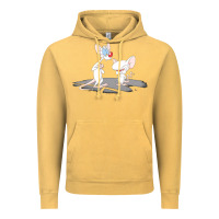 Vintage Mustard newanimaniacs pinky and the brain Vintage Hoodie - linhVisuals