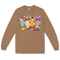 Toasted Coconut Easter Teacher Life Long Sleeve Tee - CowhideDigitalArt