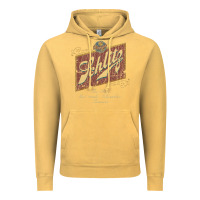 Vintage Mustard schlitz beer Vintage Hoodie - linhVisuals