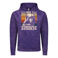 Cloud Purple i knew it im surrounded by assholes Vintage Hoodie - linhVisuals