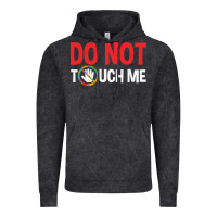 Vintage Black do not touch me autism kid Vintage Hoodie - linhVisuals