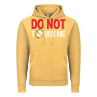 Vintage Mustard do not touch me autism kid Vintage Hoodie - linhVisuals