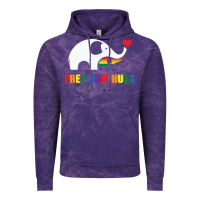 Cloud Purple free mom hugs pride elephant rainbow Vintage Hoodie - linhVisuals