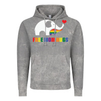 Cloud Rock free mom hugs pride elephant rainbow Vintage Hoodie - linhVisuals