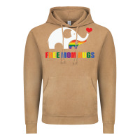 Vintage Camel free mom hugs pride elephant rainbow Vintage Hoodie - linhVisuals