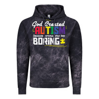 Cloud Black god created autism normal was too boring Vintage Hoodie - linhVisuals