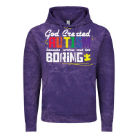 God Created Autism Normal Was Too Boring Vintage Hoodie | Teevron